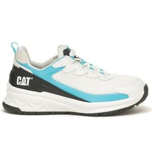 CAT CATERPILLAR STREAMLINE RUNNER CCT  BRIGHT EH WHITE & BLUE SNEAKERS SIZE 7